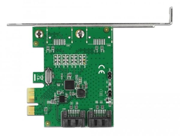Карта Delock, PCI Express x1 към 2 port SATA, RAID 2