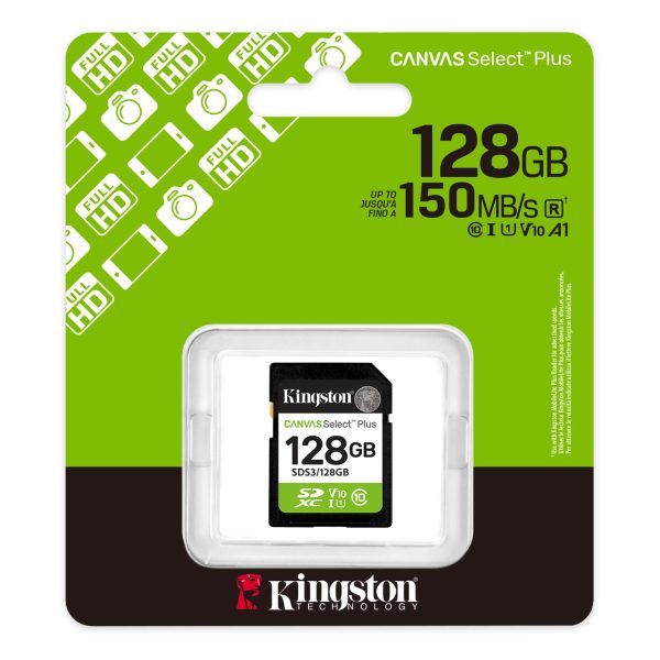 Карта памет Kingston Canvas Select Plus SD 128GB 1