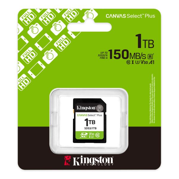 Карта памет Kingston Canvas Select Plus SD 1TB 1