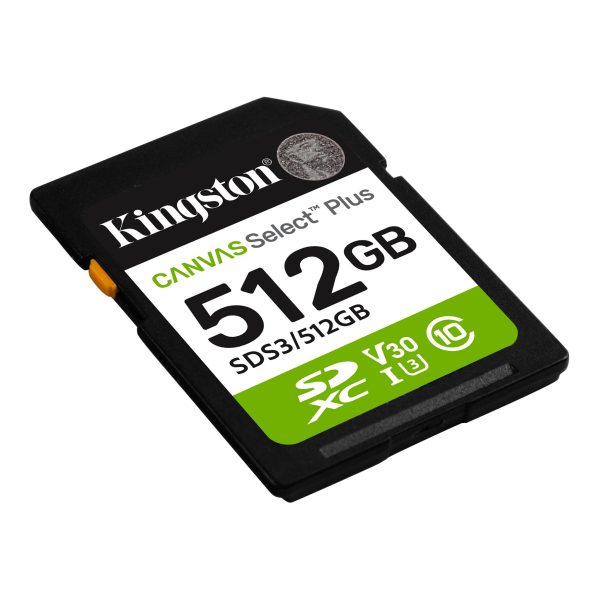 Карта памет Kingston Canvas Select Plus SD 512GB 3
