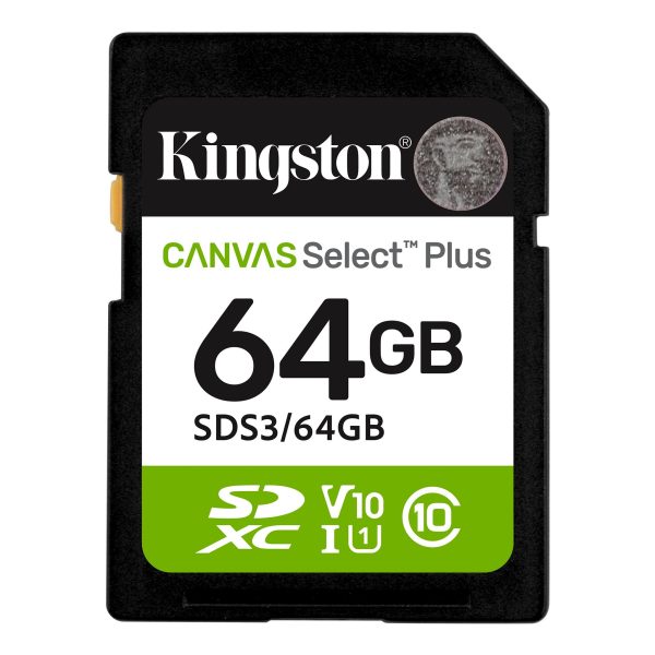 Карта памет Kingston Canvas Select Plus SD 64GB 2