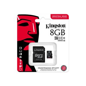 Карта памет Kingston Industrial microSDHC/SDXC 8GB, Class 10 1