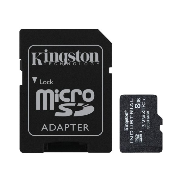 Карта памет Kingston Industrial microSDHC/SDXC 8GB, Class 10 2