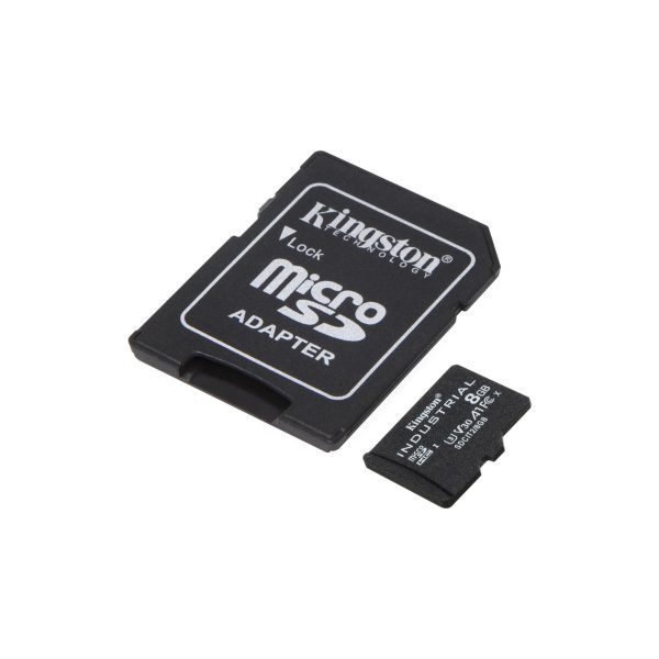 Карта памет Kingston Industrial microSDHC/SDXC 8GB, Class 10 3