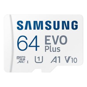 Карта памет Samsung EVO Plus, microSDXC, UHS-I, 64GB, Адаптер 1