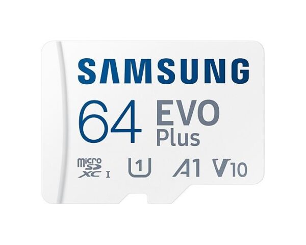 Карта памет Samsung EVO Plus, microSDXC, UHS-I, 64GB, Адаптер 1