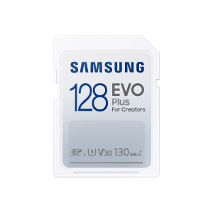 Карта памет Samsung EVO Plus, SD Card, 128GB, Бяла 1