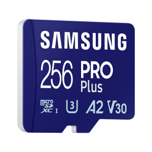 Карта памет Samsung PRO Plus, microSDXC, UHS-I, 256GB, Адаптер 1