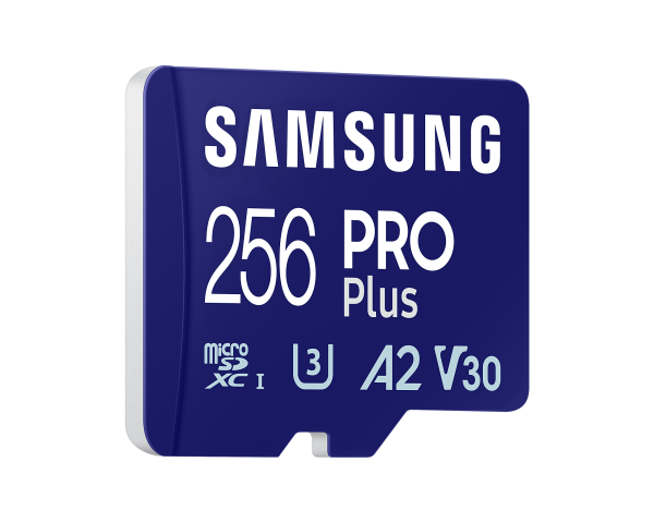 Карта памет Samsung PRO Plus, microSDXC, UHS-I, 256GB, Адаптер 1