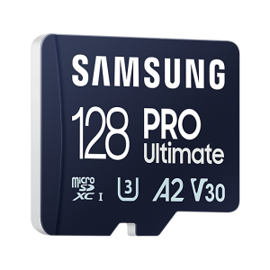 Карта памет Samsung PRO Ultimate, microSDXC, UHS-I, 128GB, Адаптер 1