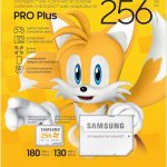 Карта памет Samsung SONIC PRO PLUS, microSDXC, UHS-I, 256GB, Адаптер 1