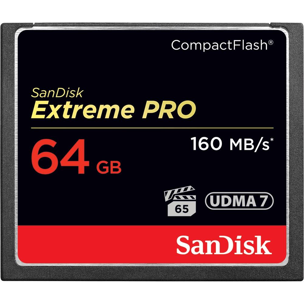 Карта памет SANDISK Extreme PRO, CompactFlash, 64GB 1