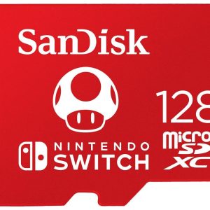 Карта памет SanDisk for Nintendo Switch, microSDXC UHS-I, 128GB, До 100MB/s 1