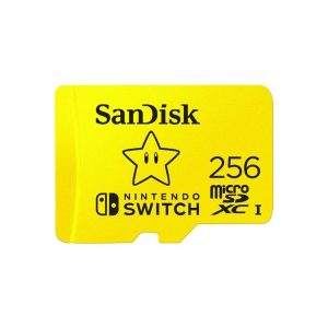 Карта памет SanDisk for Nintendo Switch, microSDXC UHS-I, 256GB, До 100MB/s 1