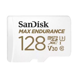 Карта памет SANDISK MAX Endurance, SD Адаптер, micro SDXC UHD, V30, 128GB, Class 10 1