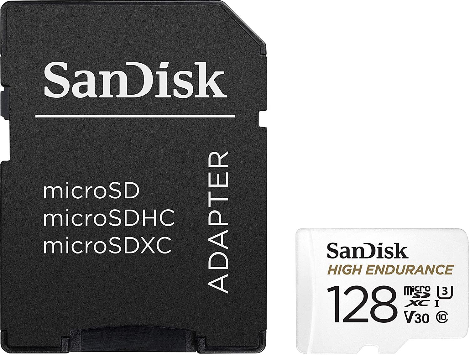Карта памет SANDISK micro SDXC UHS-I, U3, SD Адаптер, 128GB 3