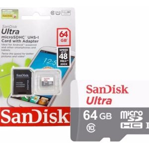 Карта памет SANDISK Ultra microSDHC UHS-I, 64GB 1