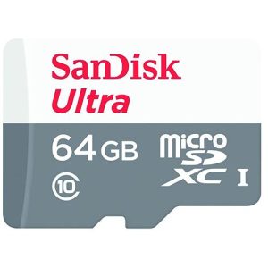 Карта памет SANDISK Ultra microSDXC UHS-I, 64GB, Class 10, 100Mb/s 1