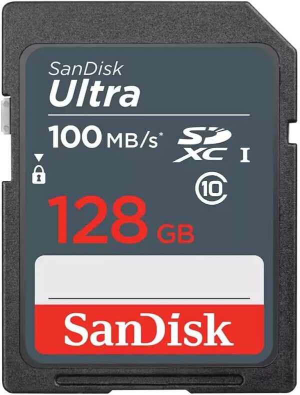 Карта памет SANDISK Ultra SDXC, 128GB, Class 10 UHS-I, 100 Mb/s 1