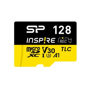 Карта памет Silicon Power Inspire 128GB, microSDXC, Class 10, SD Adapter 1