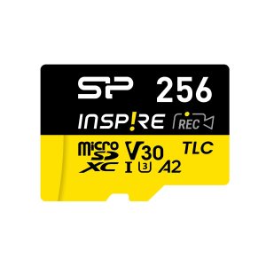 Карта памет Silicon Power Inspire 256GB, microSDXC, Class 10, SD Adapter 1