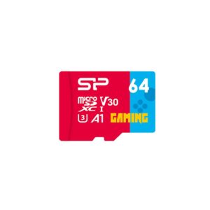 Карта памет Silicon Power Superior Gaming 64GB,microSDHC/SDXC, Class 10, A1, V30, UHS-I U3, SD Adapter 1