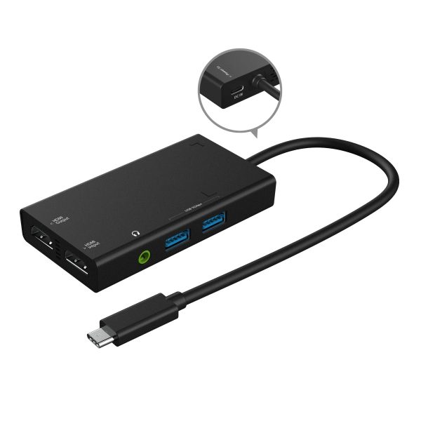 Кепчер j5create JVA01, HDMI - HDMI, USB-C хъб, Черен 3