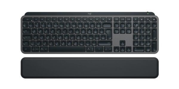 Kлавиатура Logitech MX Keys S, Bluetooth, Illuminated, Подложка за китка, Черна 1