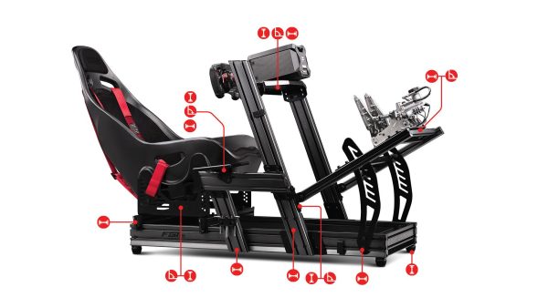 Кокпит симулатор Next Level Racing F-GT Elite - Wheel Plate Edition 4