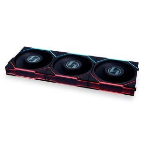 Комплект 3 броя Вентилатор Lian Li UNI FAN TL LCD 120mm - Black 1