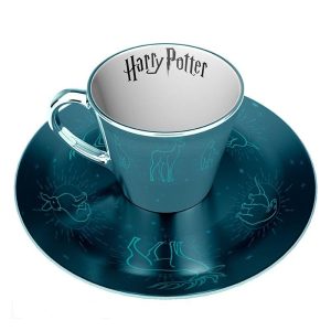 Комплект ABYSTYLE HARRY POTTER Mirror mug & plate set Patronus, Чаша, Подложка 1