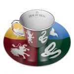 Комплект ABYSTYLE HARRY POTTER Mirror mug & plate set Sorted, Чаша, Подложка с емблеми 1