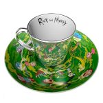 Комплект ABYSTYLE RICK AND MORTY Mirror mug & plate set Portal, Чаша, Подложка 1