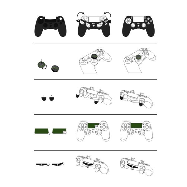 Комплект аксесоари HAMA Undead 7in1 за PS4/SLIM/PRO 8