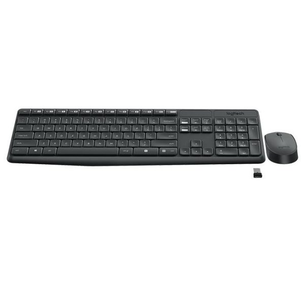 Kомплект безжични клавиатура с мишка Logitech MK235, Тъмносив 2