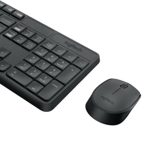 Kомплект безжични клавиатура с мишка Logitech MK235, Тъмносив 5