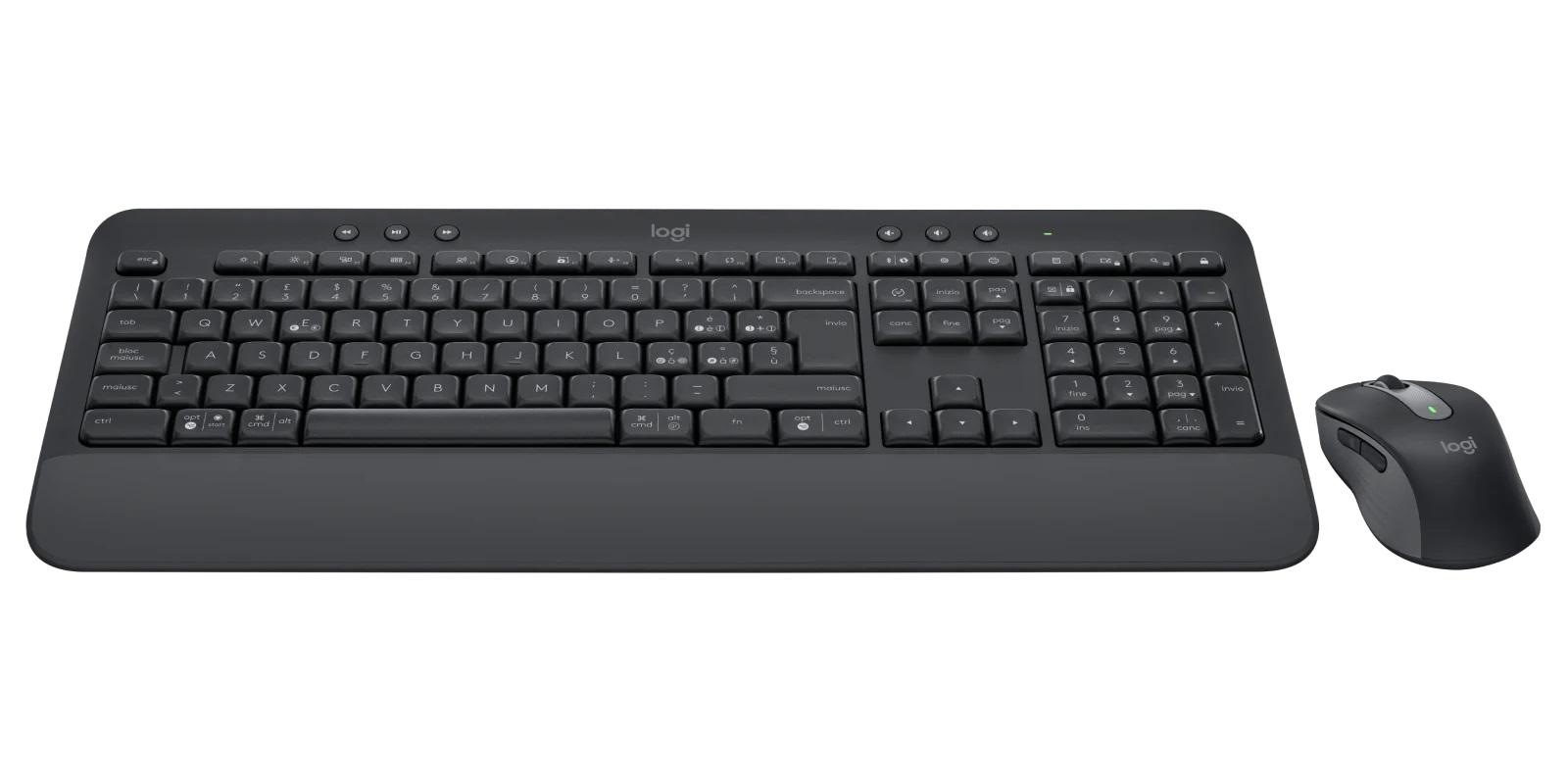 Kомплект безжични клавиатура с мишка Logitech MK650, Черен 2