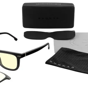 Комплект GUNNAR Cupertino Onyx с два вида стъкла Amber и Clear с калъф 1
