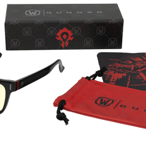 Комплект GUNNAR x World of Warcraft Horde Edition Onyx - Amber - Очила + калъф 1