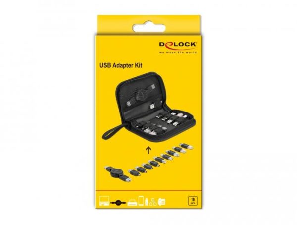 Комплект кабел с накрайници DeLock 18612, 10 броя 14