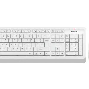 Комплект клавиатура и мишка A4TECH Fstyler FG1012, Безжичен, Бяла 1