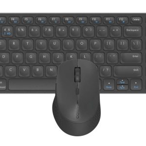 Комплект клавиатура и мишка RAPOO 9700M, Multi mode, Bluetooth, 2.4Ghz, Безжичен, Тъмносив 1