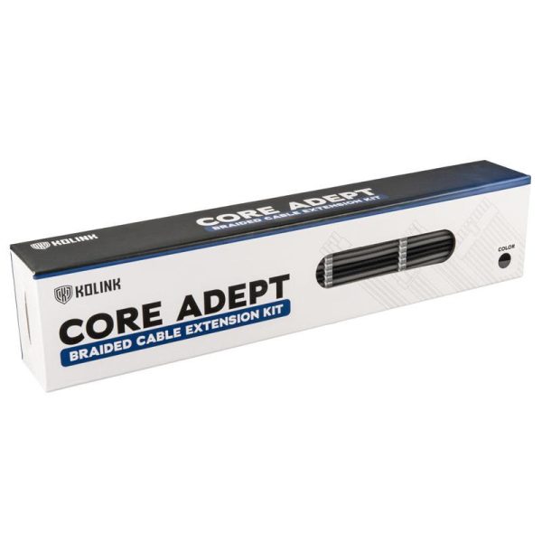 Комплект оплетени кабели Kolink Core, Black/Grey 1