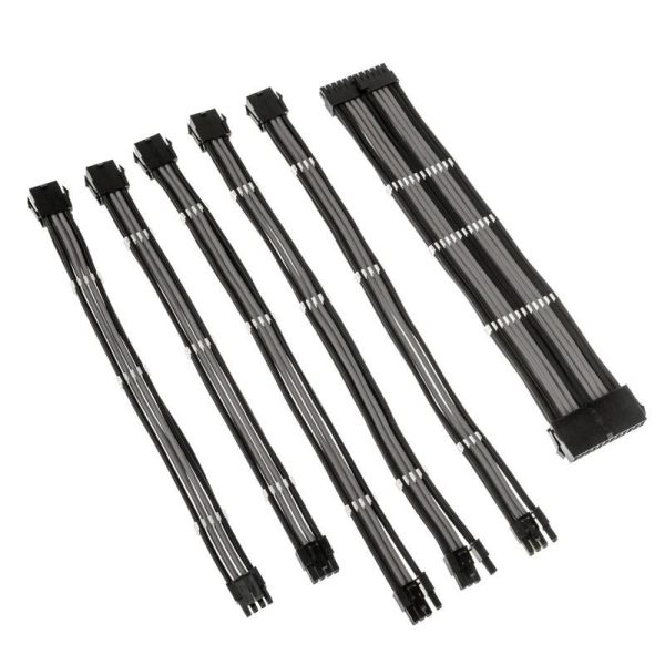 Комплект оплетени кабели Kolink Core, Black/Grey 3