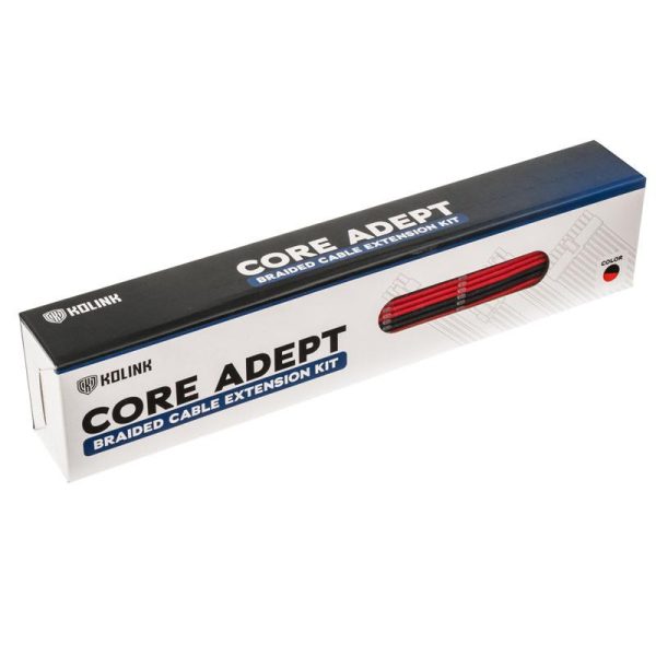 Комплект оплетени кабели Kolink Core, Black/Red 1