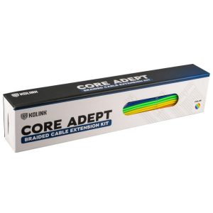 Комплект оплетени кабели Kolink Core, Rainbow 1