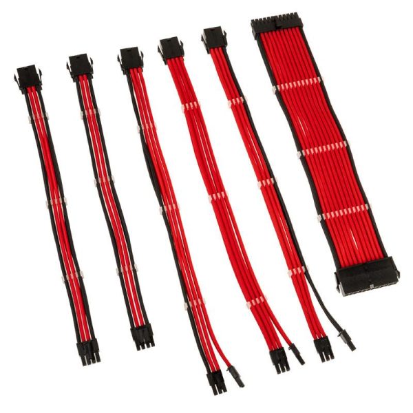 Комплект оплетени кабели Kolink Core, Red 3