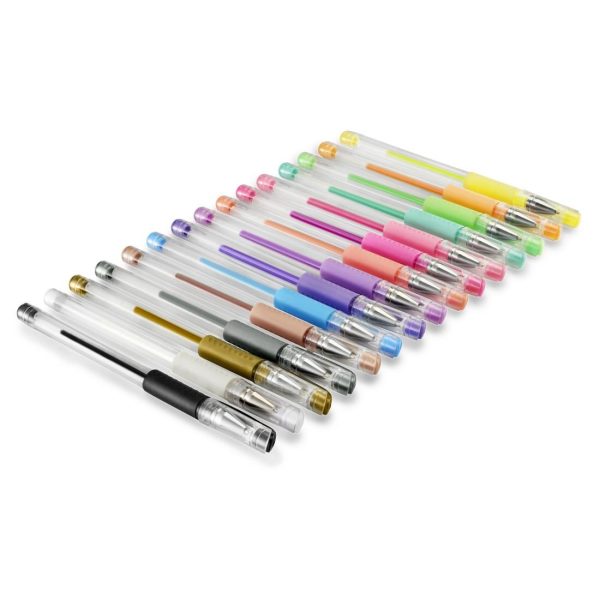 Комплект от 15 гел химикалки Hama "Pastel & Classic", 07564 3