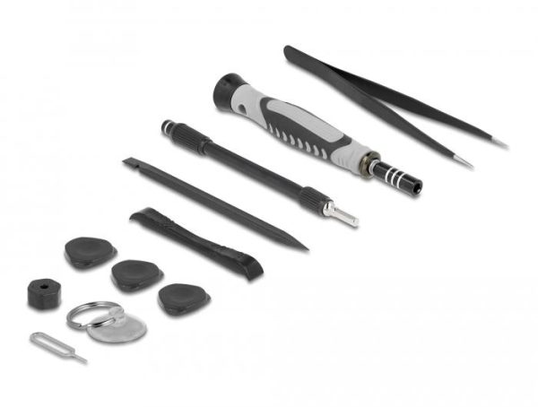Комплект отвертки DeLock 64167, 130 части, S2, Калъф 3