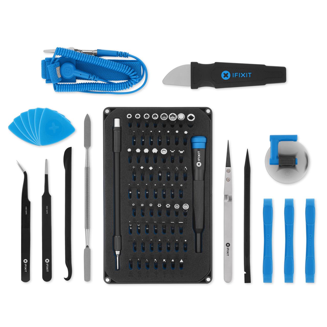 Комплект професионални инструменти iFixit Pro Tech Toolkit - 64 Precision Bits + Антистатичен пад 3